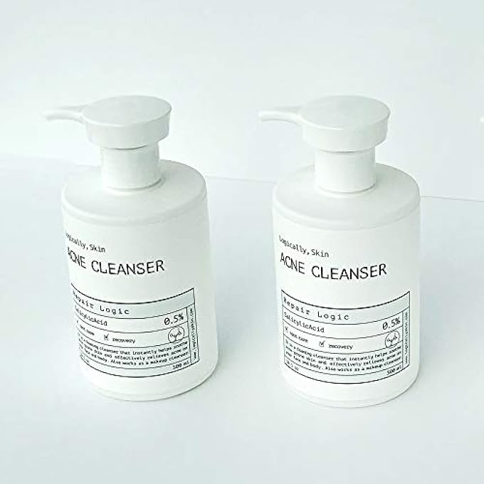 Logically skin ACNE CLEANSER 300ML,KOREAN SKIN CARE,KOREAN BEAUTY,ACNE FOAMING, FACIAL CLEANSER, ACNE FACE WASH,FOAMING FACIAL CLEANSER,FOAMING FACIAL CLEANSER - Image 3